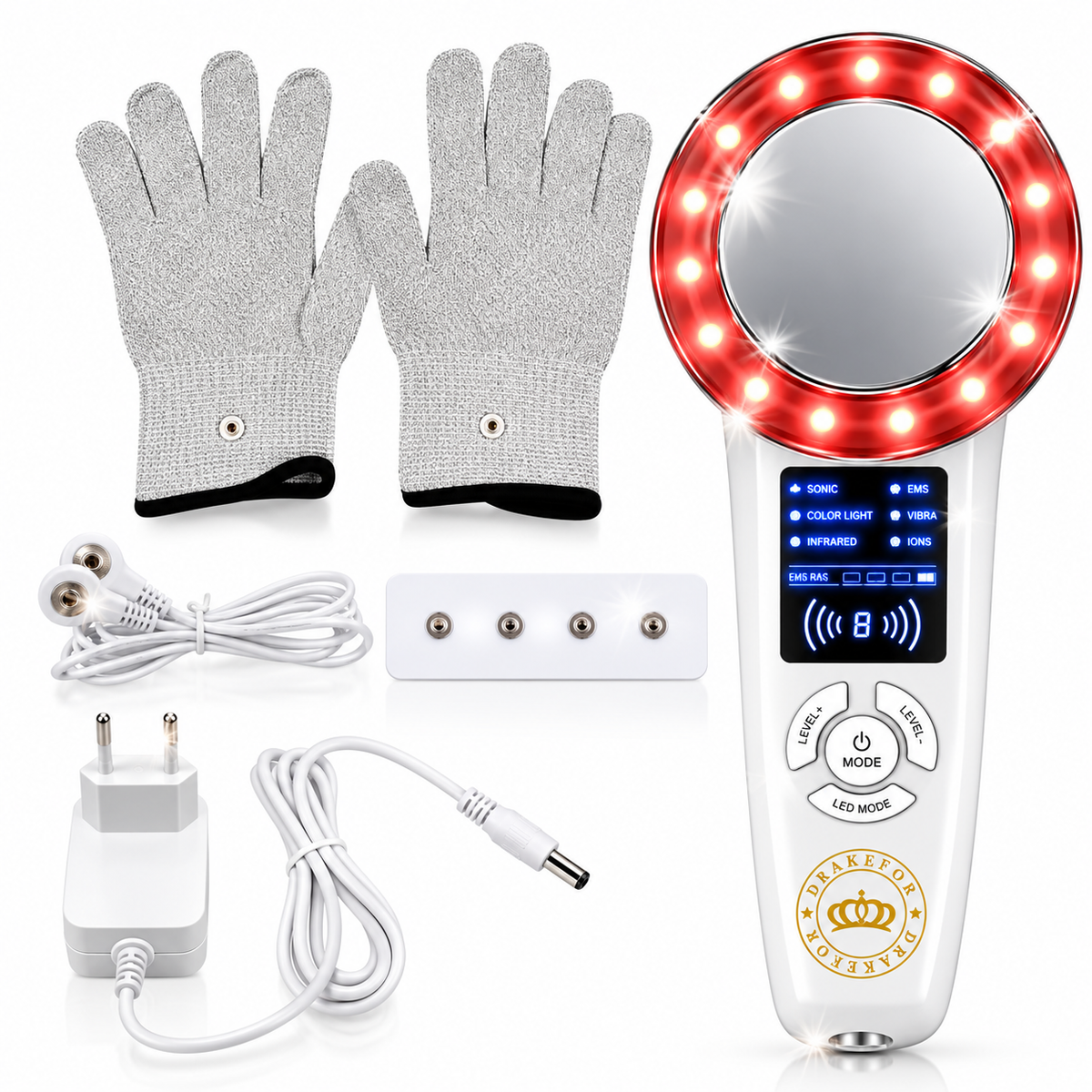 Drakefor DKF-880 X | Dispositivo Facial y Corporal 6 en 1