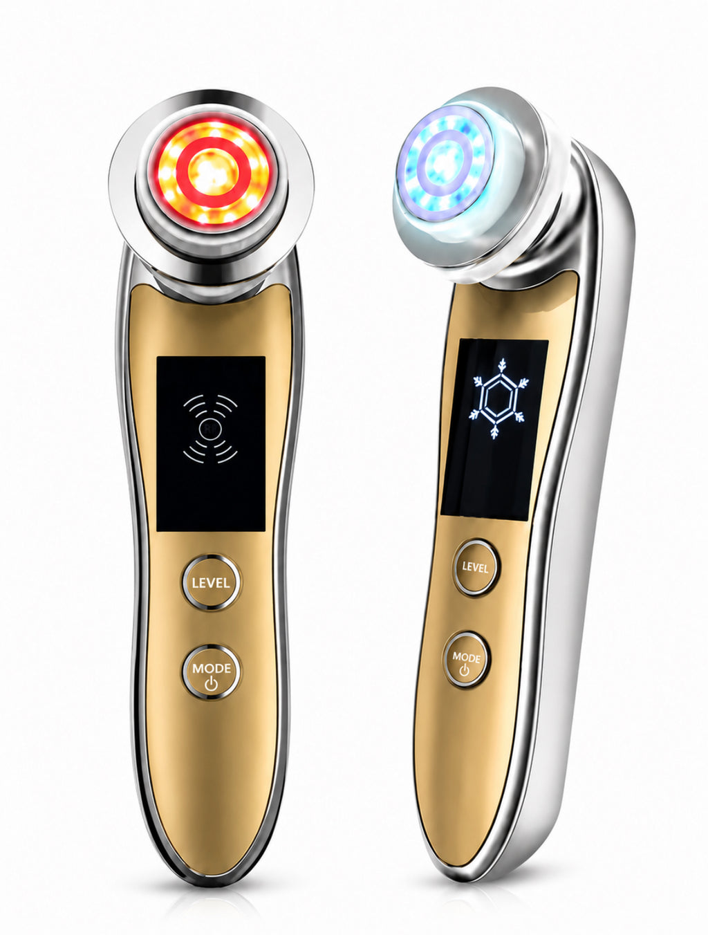 Hacker Gold de Drakefor | Dispositivo facial de radiofrecuencia y EMS 7 en 1