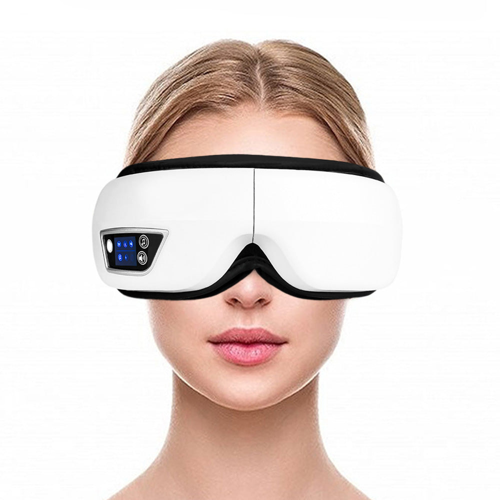 DKF-MASK PRESS IA relaxation glasses for facial-eye pressotherapy, Bluetooth music and Drakefor heat