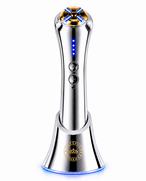 Dispositivo Belleza 7 en 1 DKF Star Plate Luxe | RF, EMS, Iones y Fototerapia Facial
