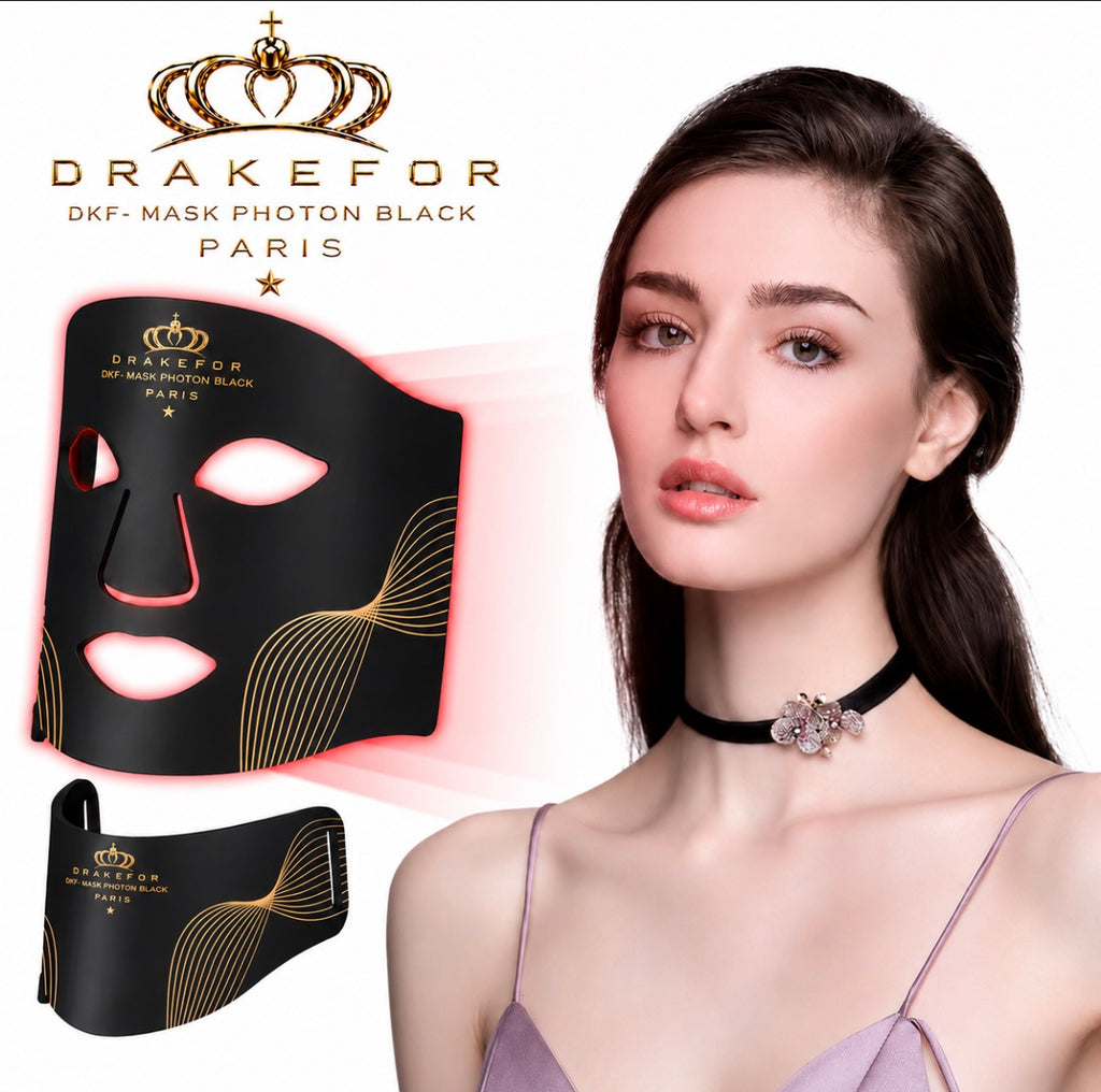 Máscara Fotónica LED de 7 Colores para Rostro y Cuello Drakefor