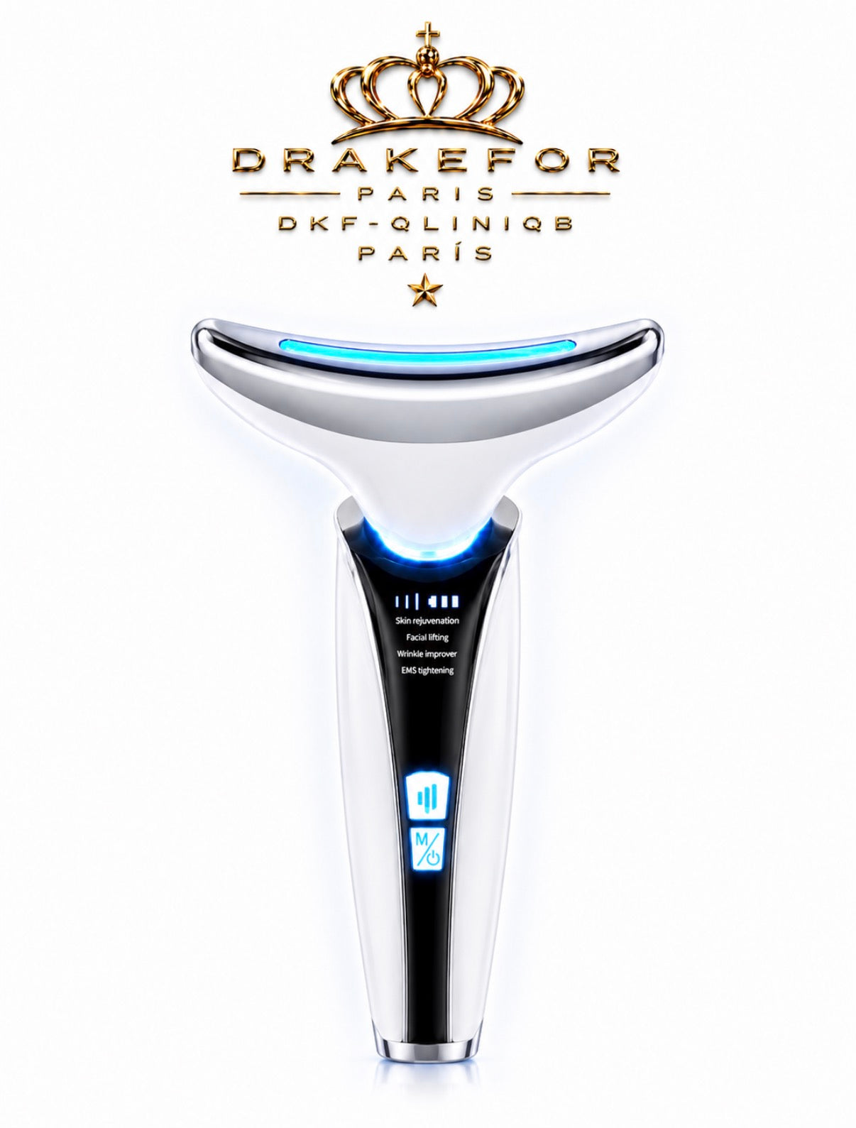 Lote 3 pz Drakefor DKF-QLINIQ B | Tensor y Reestructurador de Cuello con EMS e Iones