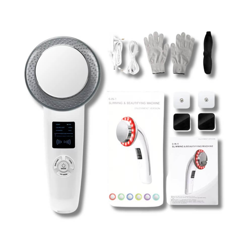 Drakefor DKF-880 PLUS | Dispositivo Multifunción 6 en 1 Anticelulítico y Rejuvenecedor Facial
