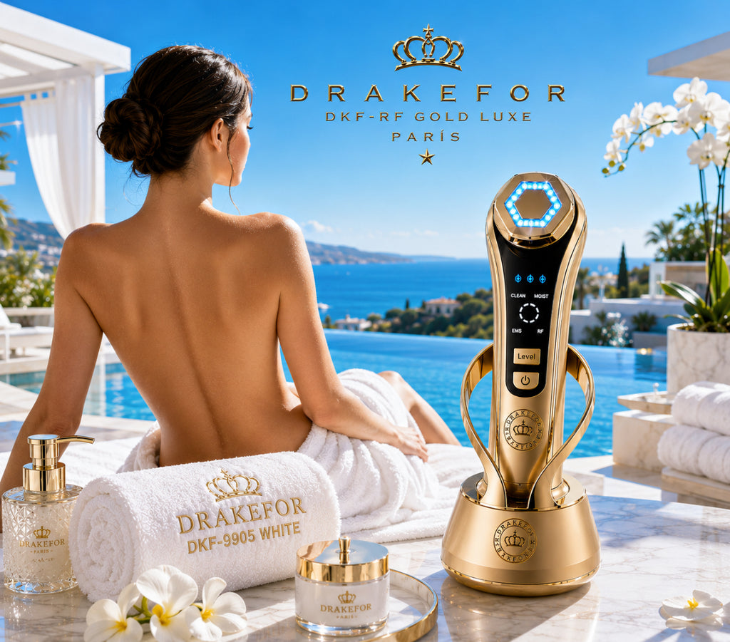 Dispositivo de Radiofrecuencia de Lujo DKF RF Luxe Gold | Lifting Facial y Antiedad