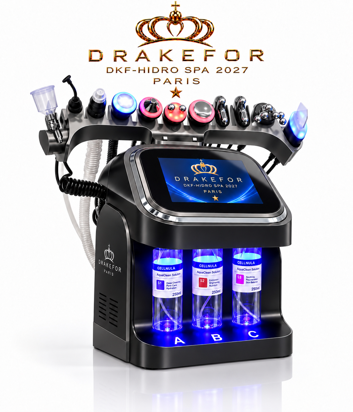 Hidrodermoabrasión Profesional DKF-Hidro Facial Spa 2027