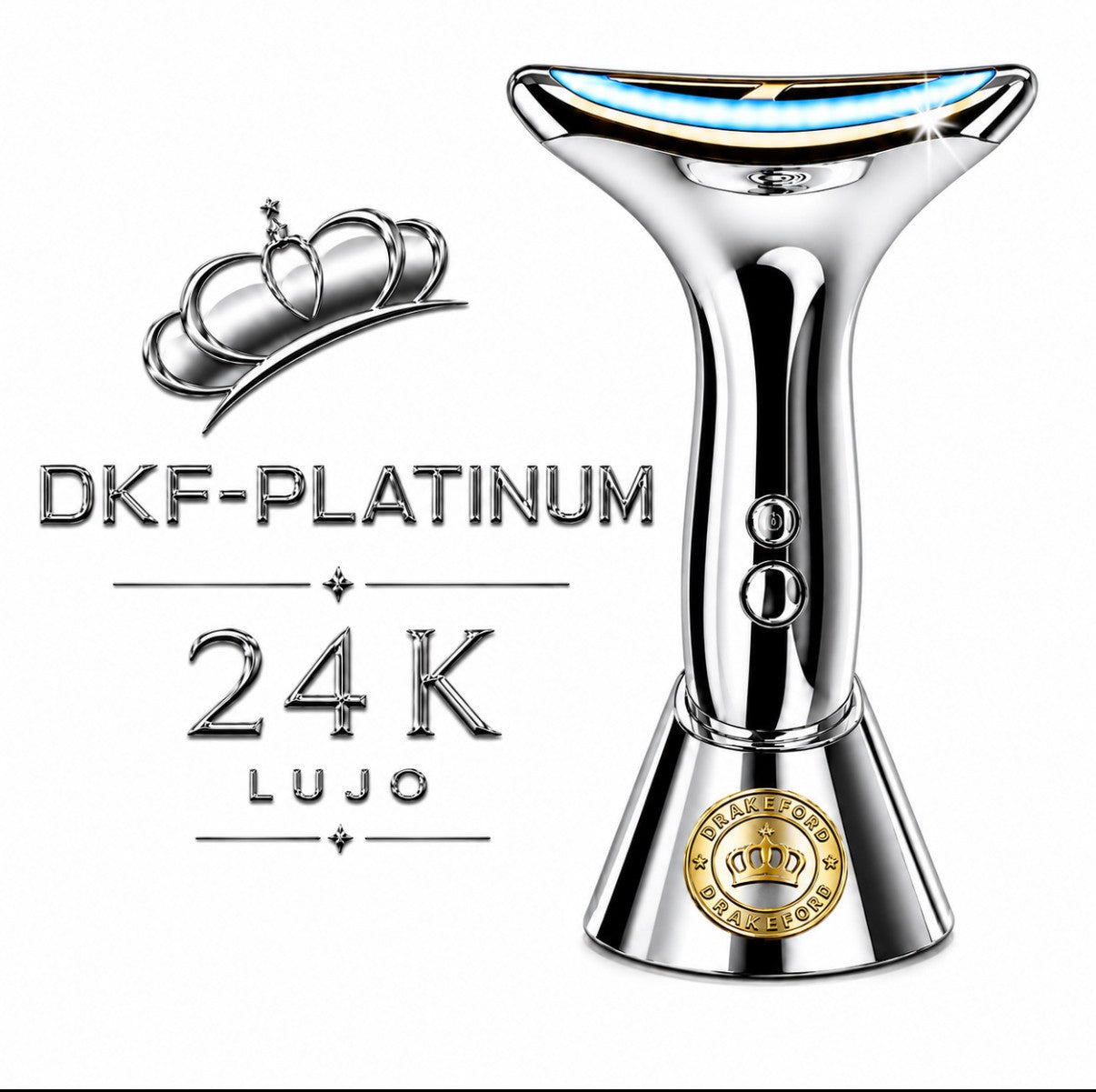 Personal beauty device for neck skin care DKF-STAR PLATINUM Drakefor