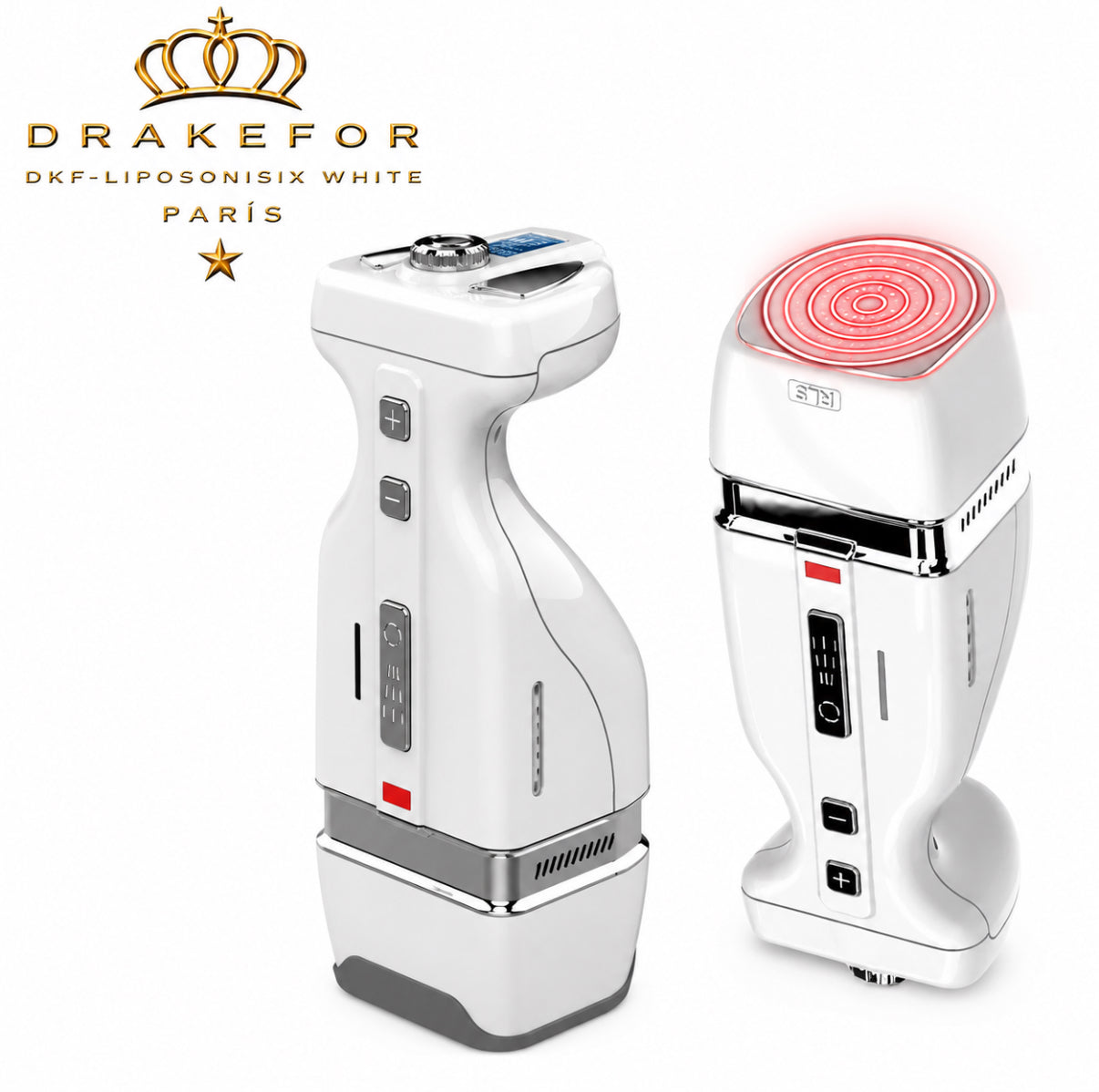 Drakefor HIFU Aesthetic Device for Body and Face for Home Use, Effective Anti-Cellulite and Rejuvenation