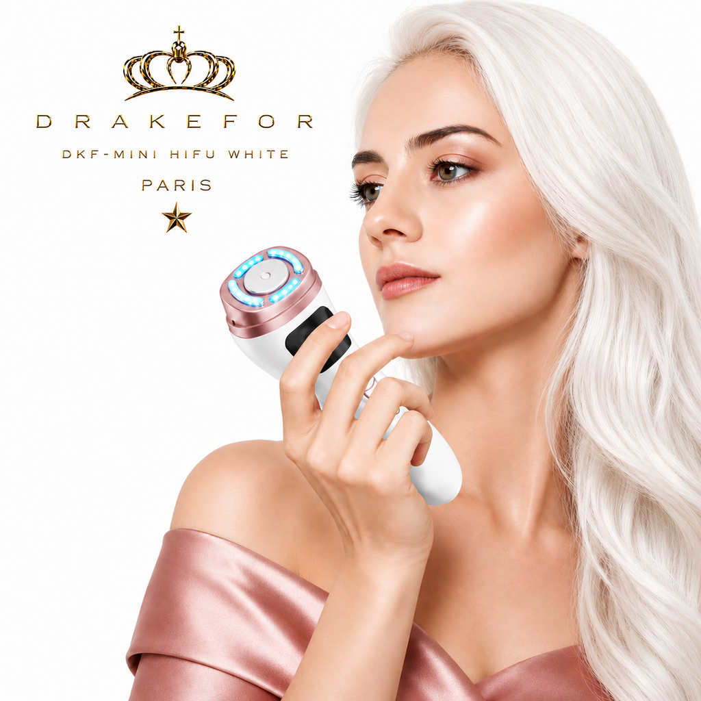 Dispositivo HIFU + RF + EMS Rejuvenecedor Facial Drakefor DKF-MINI HIFU RF LIGHT THERAPY HOME