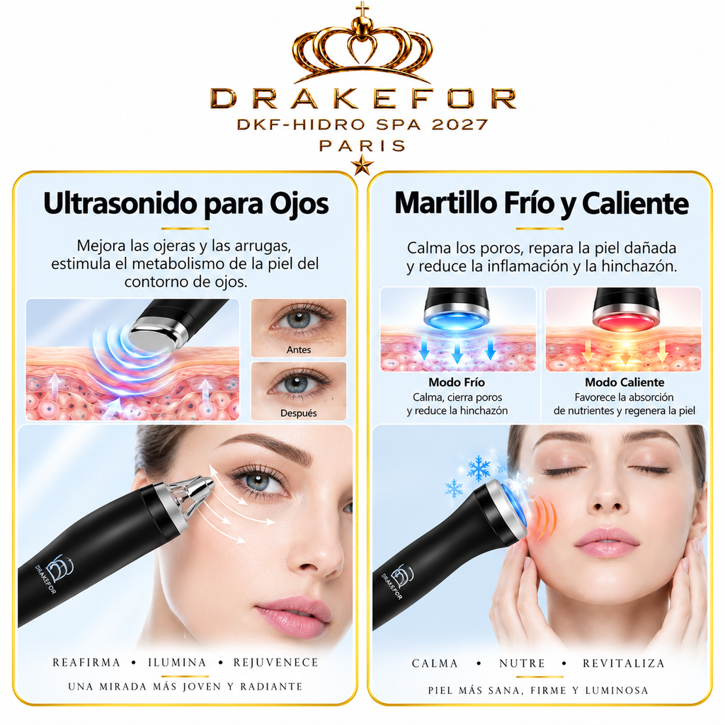 Hidrodermoabrasión Profesional DKF-Hidro Facial Spa 2027