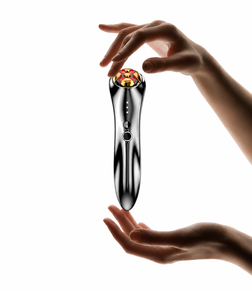 Dispositivo Belleza 7 en 1 DKF Star Plate Luxe | RF, EMS, Iones y Fototerapia Facial
