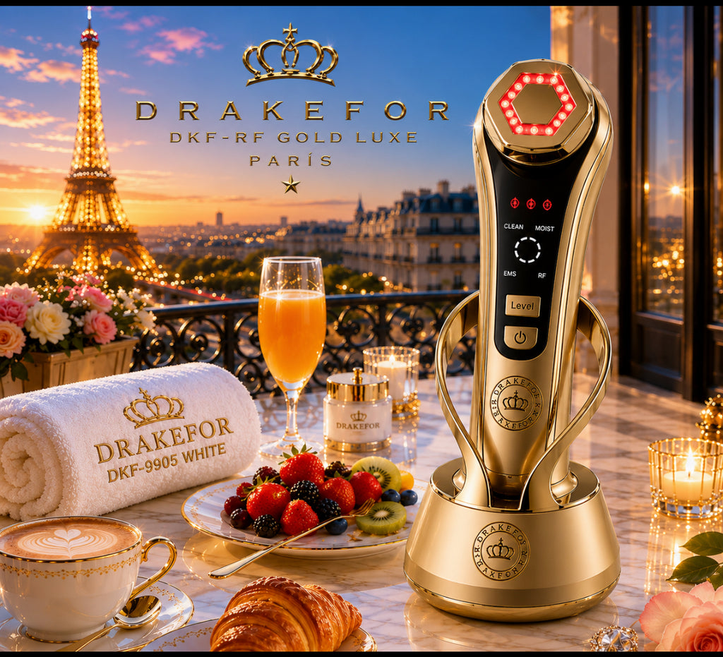 Dispositivo de Radiofrecuencia de Lujo DKF RF Luxe Gold | Lifting Facial y Antiedad