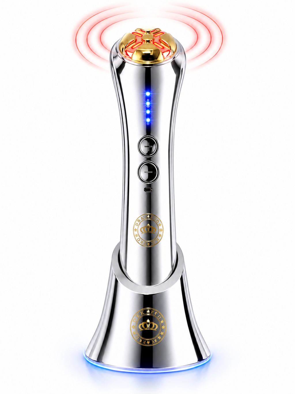 Dispositivo Belleza 7 en 1 DKF Star Plate Luxe | RF, EMS, Iones y Fototerapia Facial