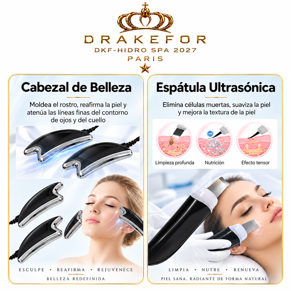 Hidrodermoabrasión Profesional DKF-Hidro Facial Spa 2027