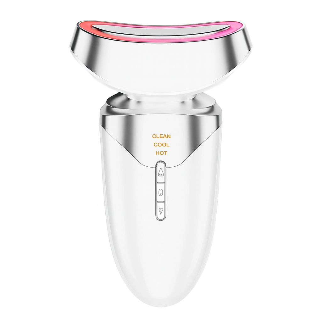 Masajeador Facial y de Cuello 3 en 1 con Calor y Frío DKF-QLINIQ CLEAN NECK HOT COOL FOTON Drakefor