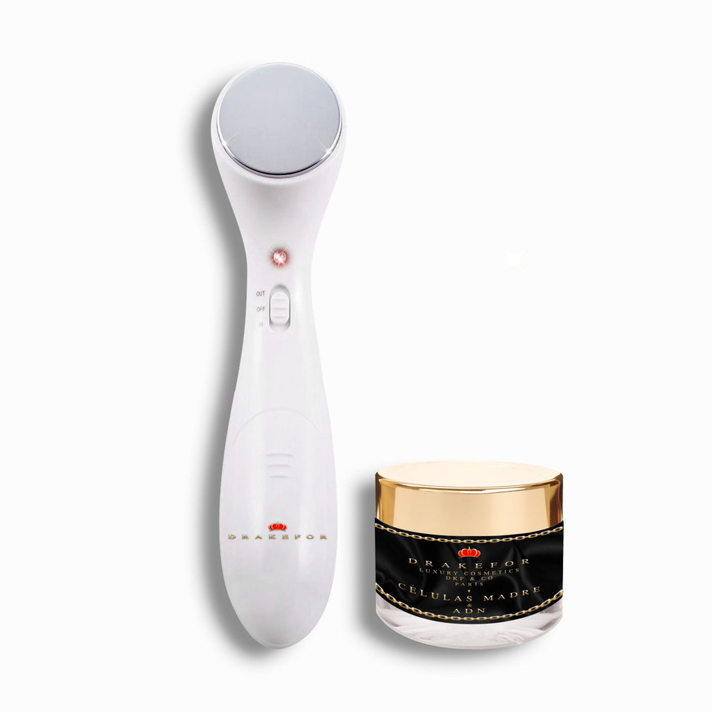 Lote de masajeador facial DKF-408 y Serum  colágeno anti-edad Drakefor