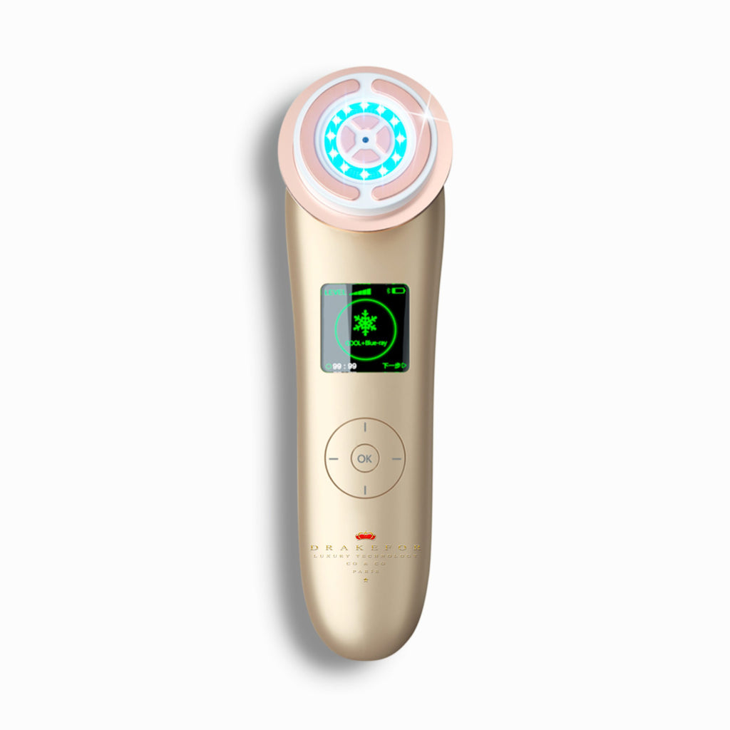 Dispositivo multifunción facial y corporal de belleza extrema por radio frecuencia Drakefor DKF-NANOSKIN INTELIGENT GOLD & APP