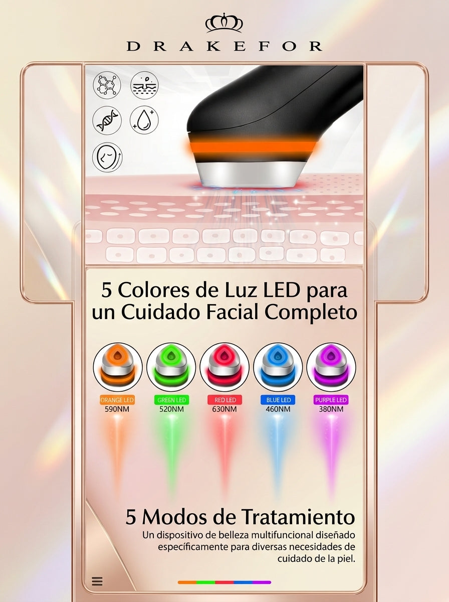 Dispositivo de terapia facial y de cuello DKF- SHAK NOIRE
