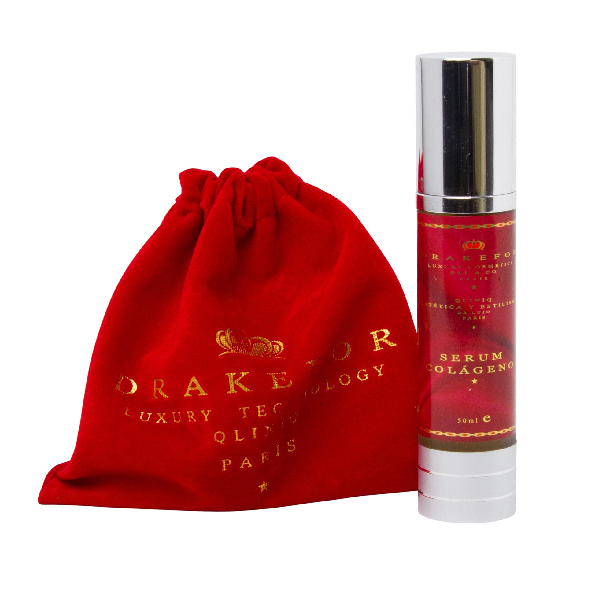 Lote de masajeador facial DKF-408 y 3 Serum cosmeticas Drakefor