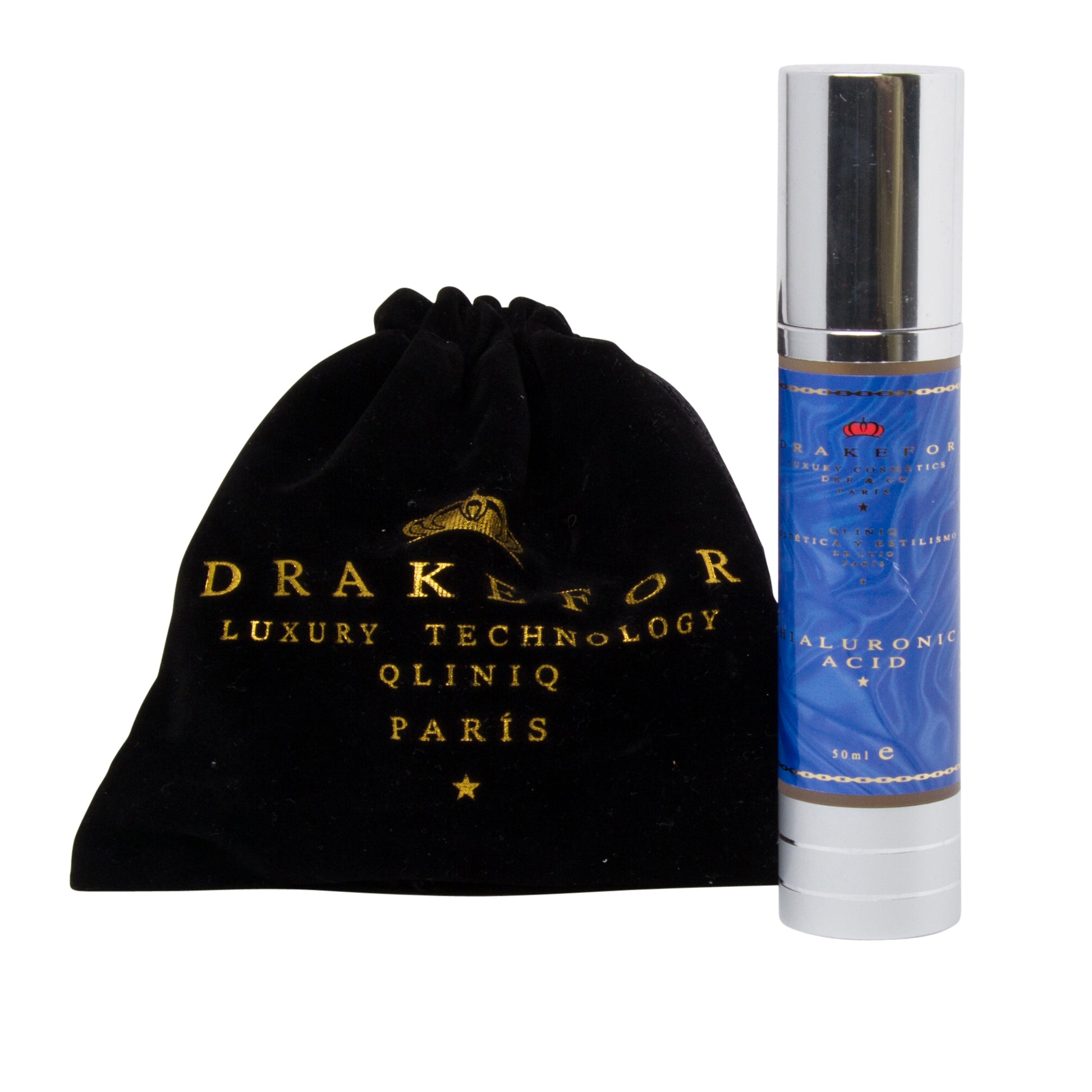 Lote de masajeador facial DKF-408 y Serum de ácido hialurónico Drakefor
