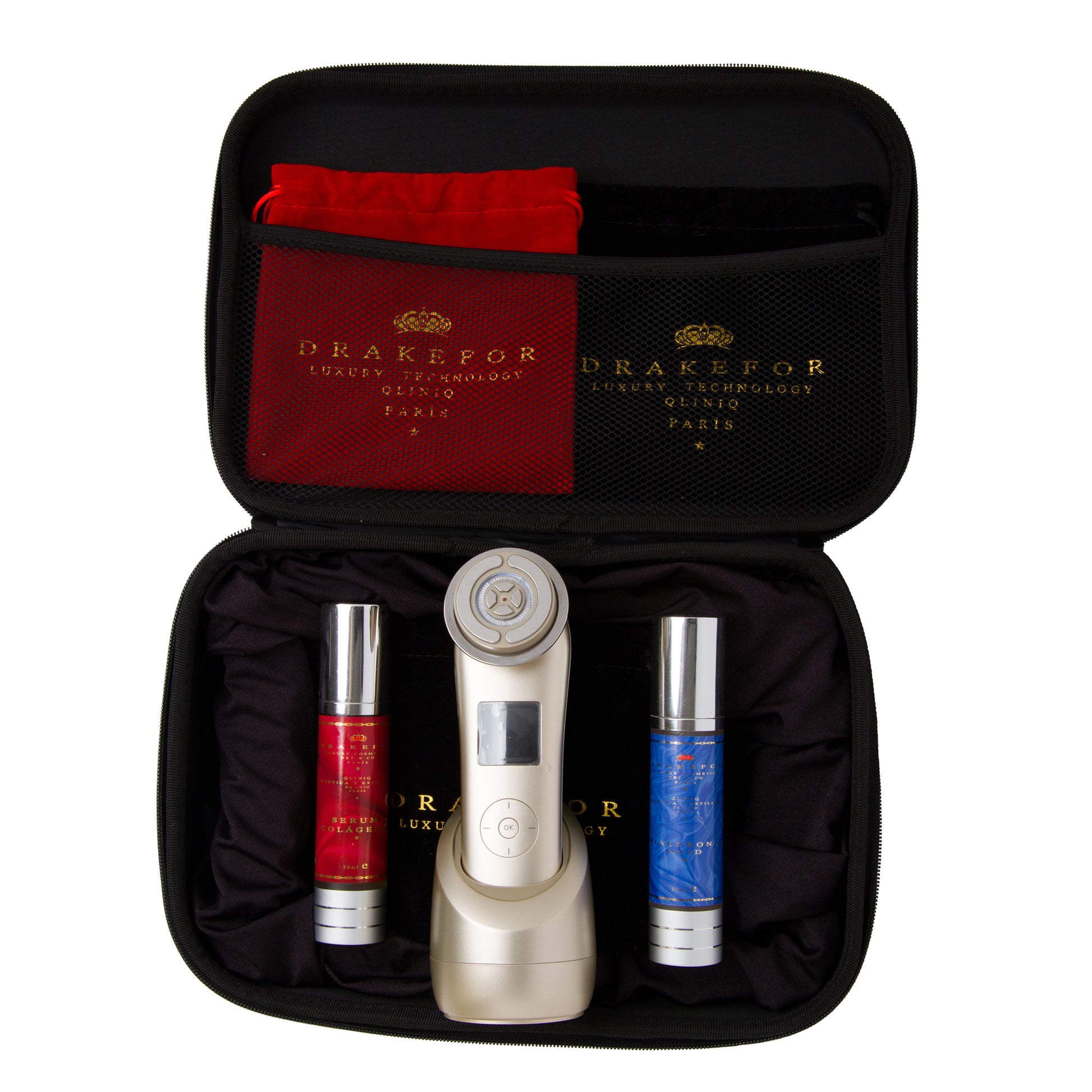 Dispositivo multifunción facial y corporal de belleza extrema por radio frecuencia Drakefor DKF-NANOSKIN INTELIGENT GOLD & APP