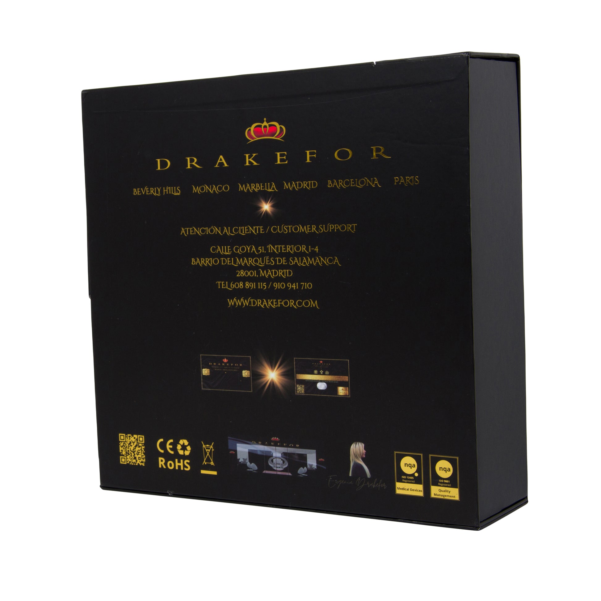 Dispositivo multifunción facial y corporal de belleza extrema por radio frecuencia Drakefor DKF-NANOSKIN INTELIGENT GOLD & APP