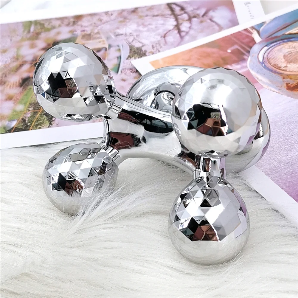 Masajeador de Rodillos 4D de Microcorriente DKF-SILVER MASSAGER 4D Drakefor