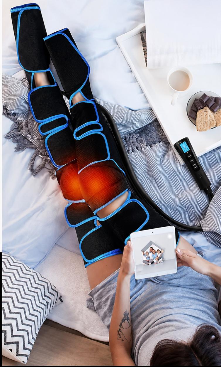 Presoterapia de piernas y calor en rodillas. DKF-PRESOTERAPIA SPA LUJO