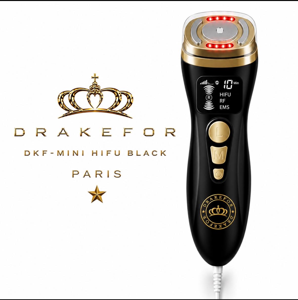 Ultrasonidos Drakefor DKF-MINI HIFU RF LIGHT TERAPY HOME  BLACK EDITION