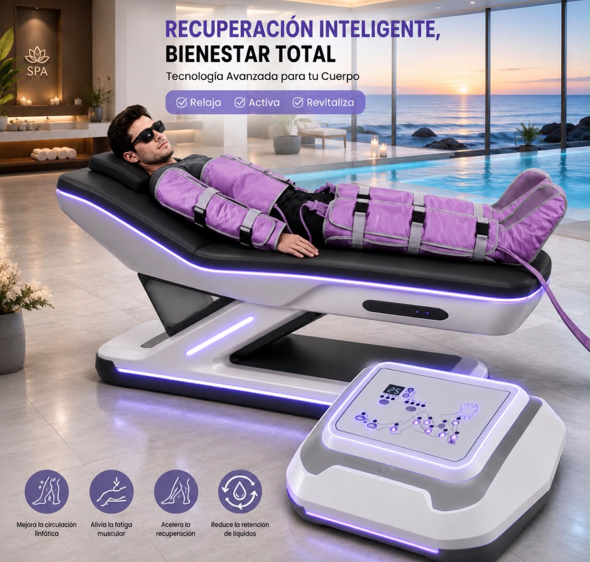 Presoterapia Profesional cuerpo entero DKF-PRESOTERAPIA PRO BASIC Drakefor