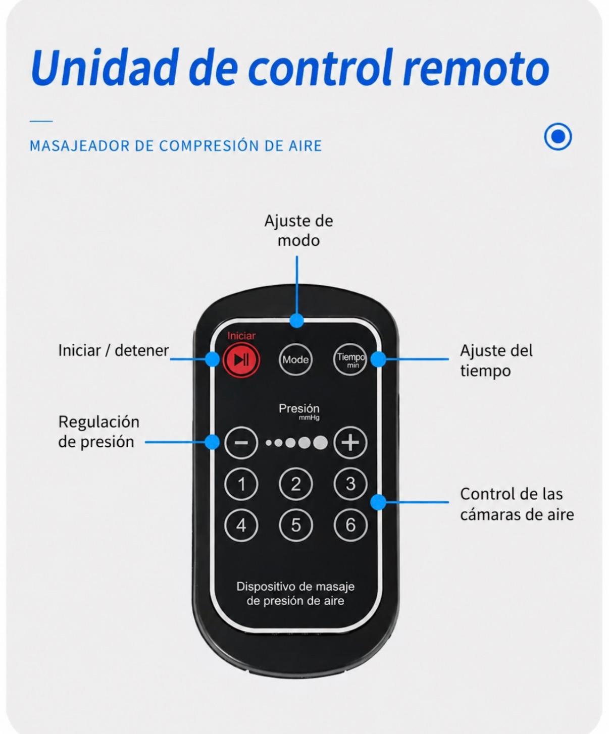 Professional pressotherapy device DKF-PRESSOTERAPIA PRO 3.0 with Drakefor remote control