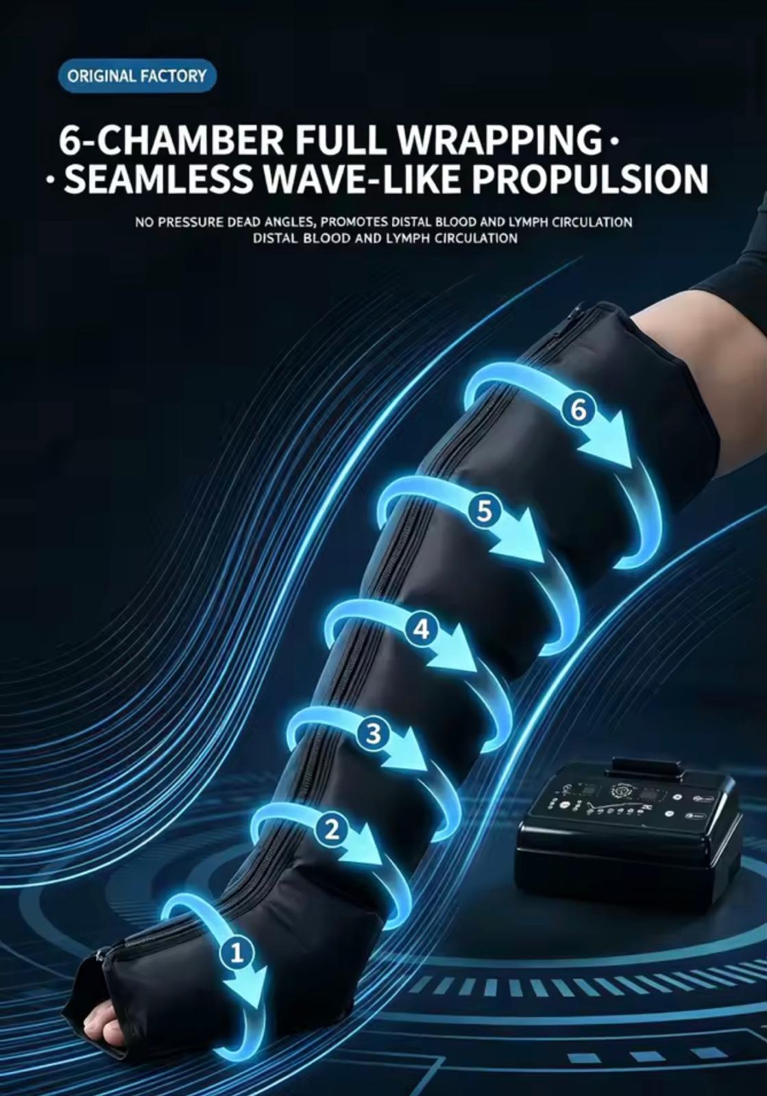 Professional pressotherapy device DKF-PRESSOTERAPIA PRO 3.0 with Drakefor remote control