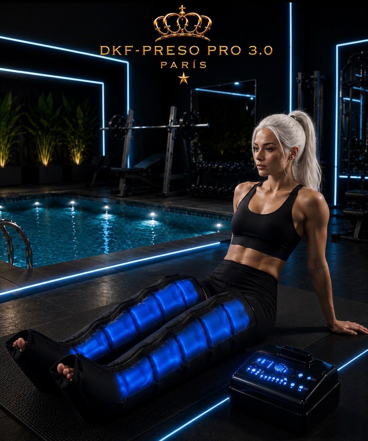 Professional pressotherapy device DKF-PRESSOTERAPIA PRO 3.0 with Drakefor remote control