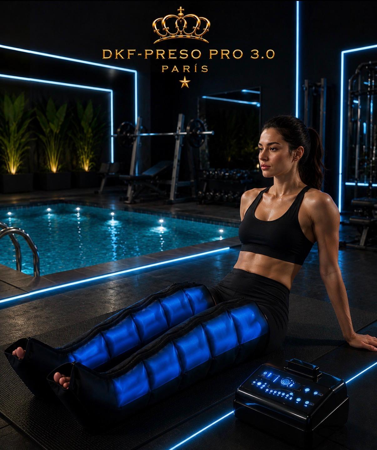 Professional pressotherapy device DKF-PRESSOTERAPIA PRO 3.0 with Drakefor remote control