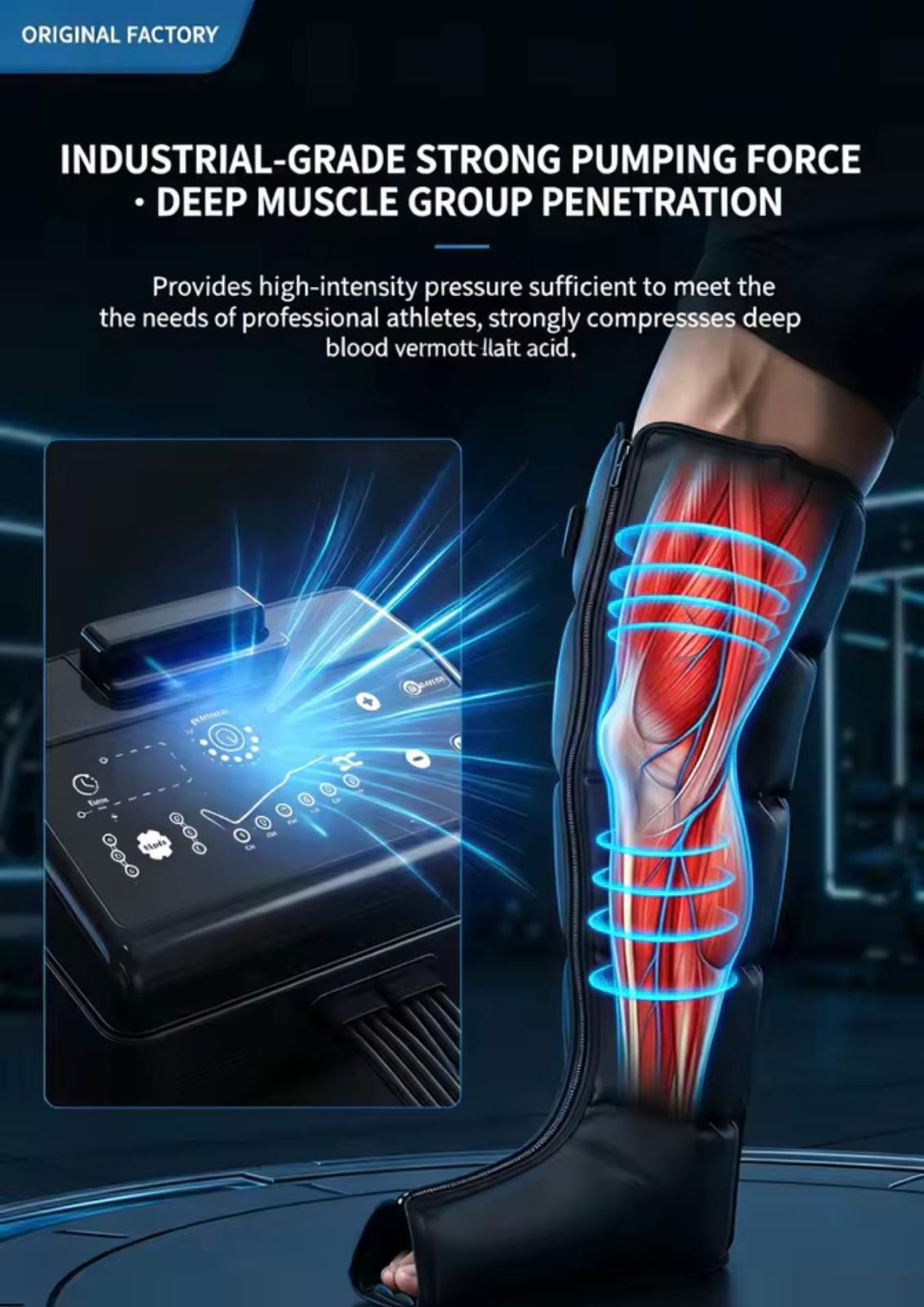 Professional pressotherapy device DKF-PRESSOTERAPIA PRO 3.0 with Drakefor remote control