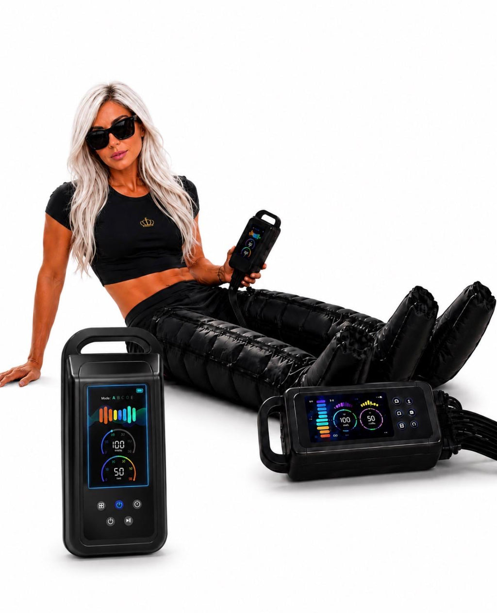 Presoterapia profesional de masaje con compresión de aire con pantalla OLED  DKF-PRESOTERAPIA OLED