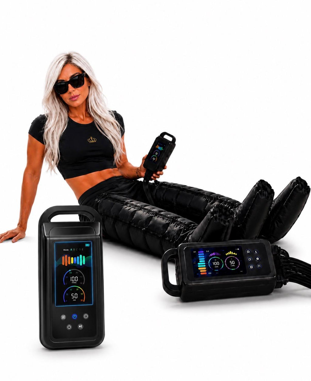 Presoterapia profesional de masaje con compresión de aire con pantalla OLED  DKF-PRESOTERAPIA OLED