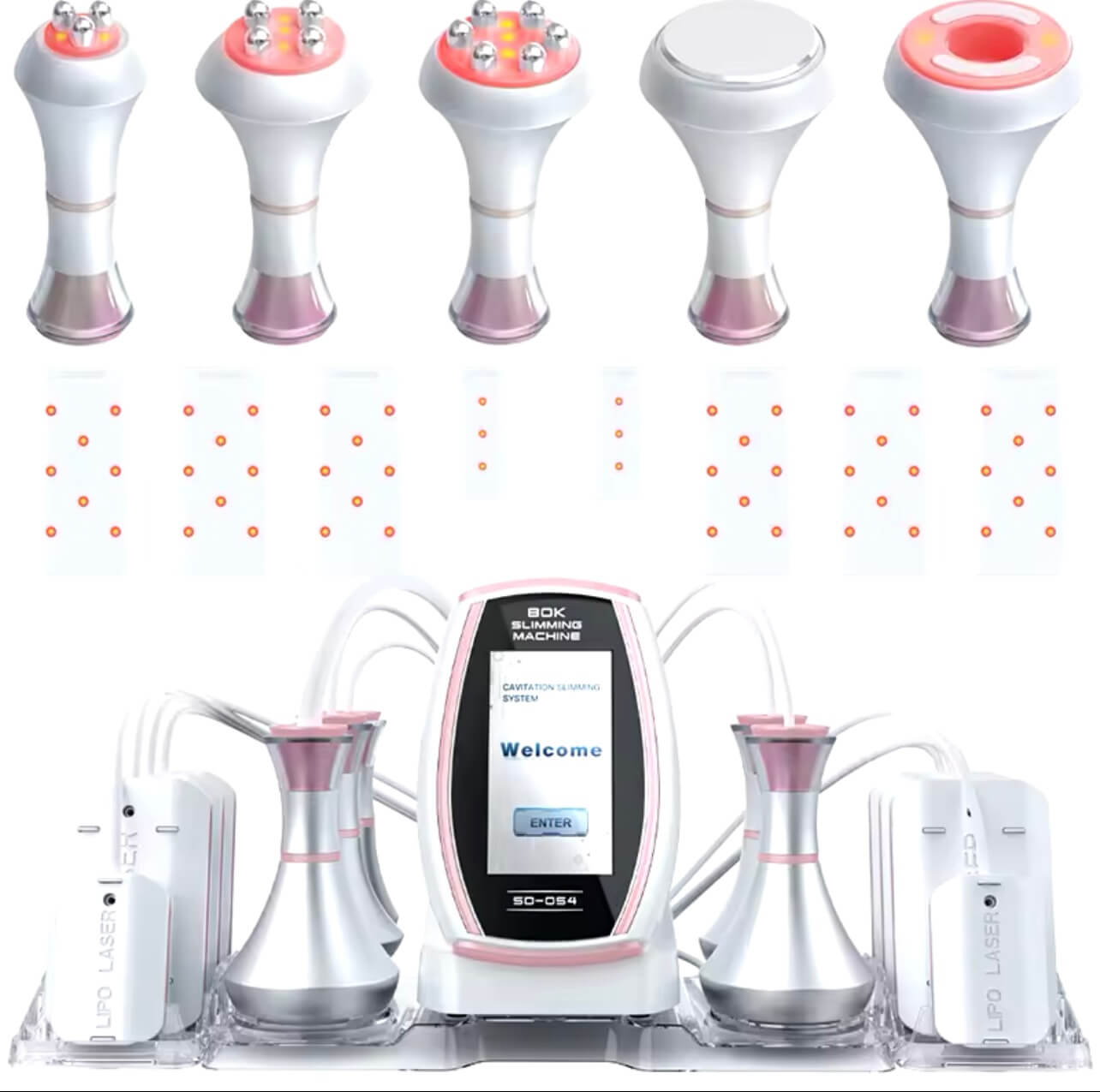Maquina Multi Función Cavitacion-Radio Frecuencia Vacum Lipo Laser Home Drakefor