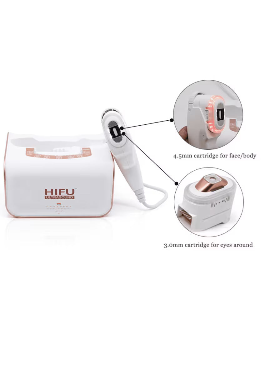 Maquina profesional de rejuvenecimiento intenso facial Drakefor DKF-HIFU SEMI PRO PINK