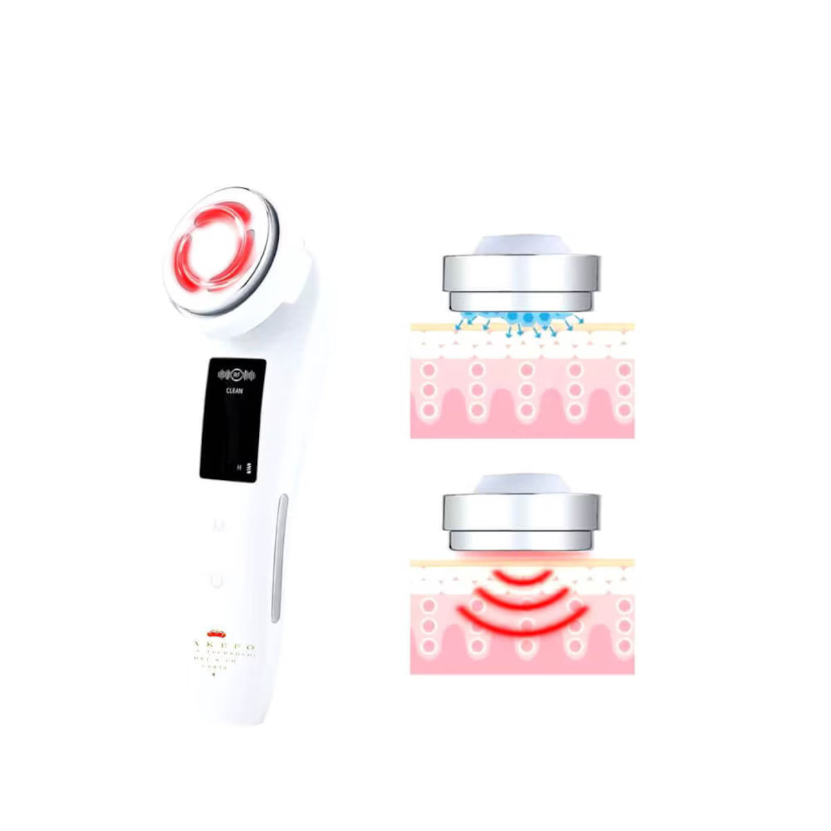 Dispositivo multifunción de belleza personal de Radio Frecuencia  DKF-MULTI FACIAL PERSONAL RF portable de lujo  Drakefor