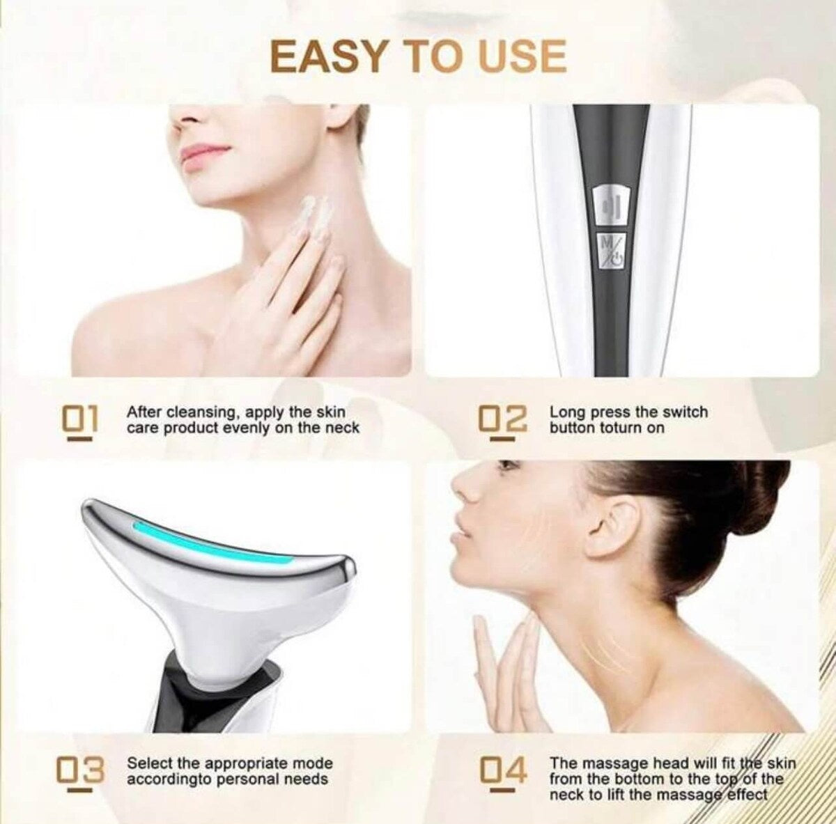 Dispositivo reestructurador de la piel del cuello DKF-REGENERATION Drakefor